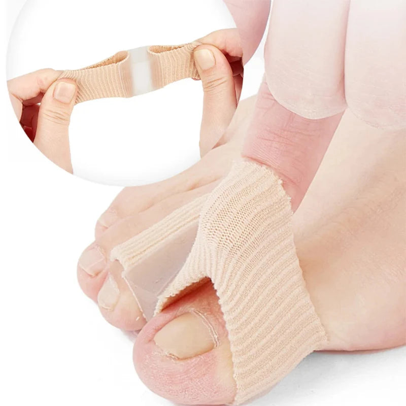 Corretor de joanete discreto para usar com sapato