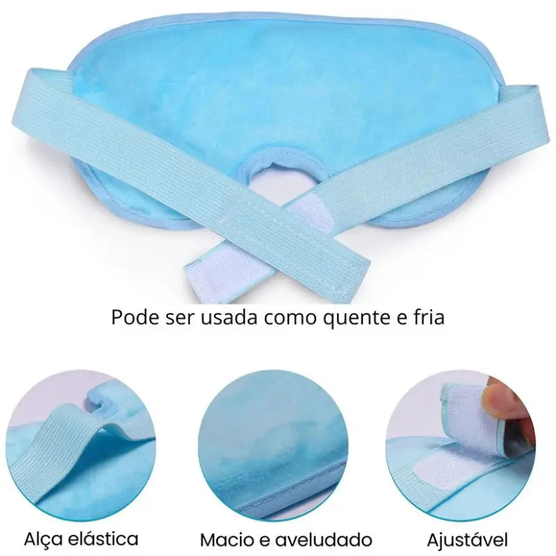 Máscara gel para reduzir sensação de olhos pesados