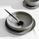 Jogo de Talheres Inox Minimalista Milão Preto