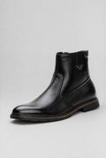 Bota Masculina em Couro com Interior Forrado