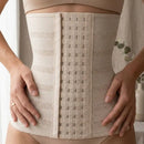 Cinta modeladora feminina compressão abdominal modela cintura e barriga shapewear
