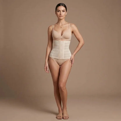 Cinta modeladora shapewear feminina para redução de medidas e modelagem da cintura