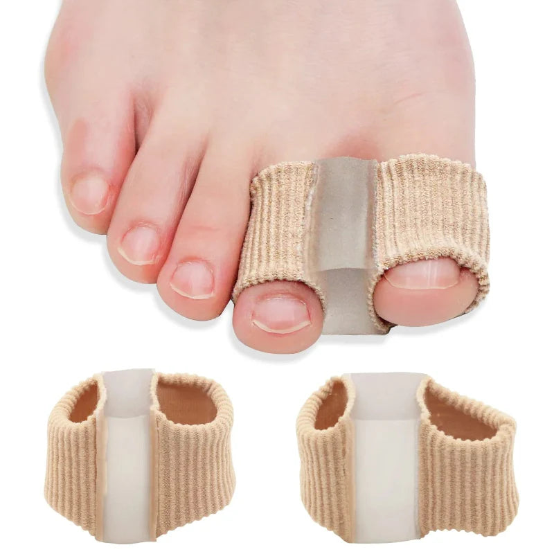 Corretor de joanete invisível em silicone macio
