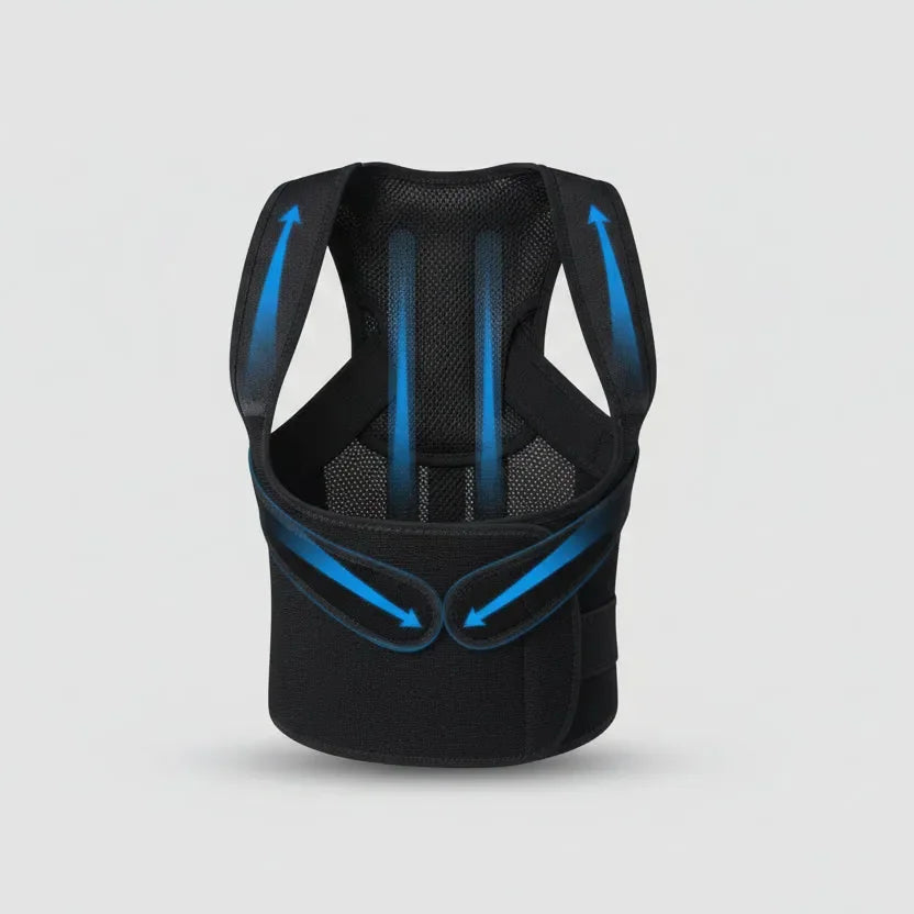 Aparelho corretor de postura para ergonomia e bem-estar