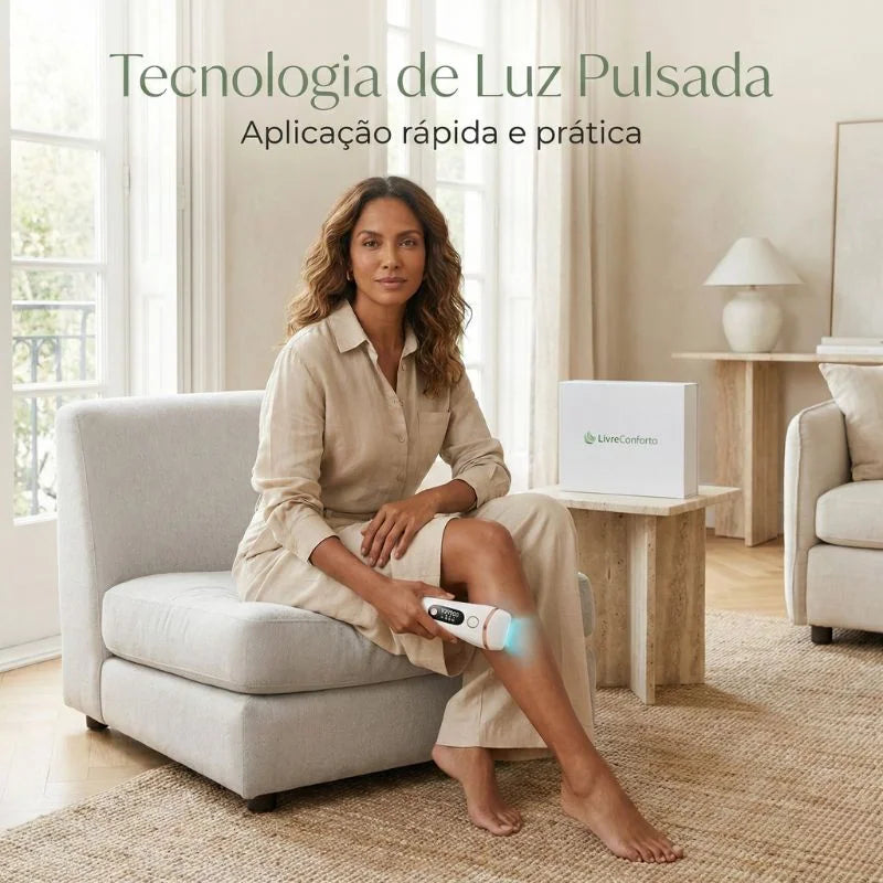 Depilador Elétrico a Laser | Praticidade e Controle no Dia a Dia