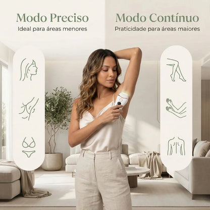 Depilador Elétrico a Laser | Praticidade e Controle no Dia a Dia