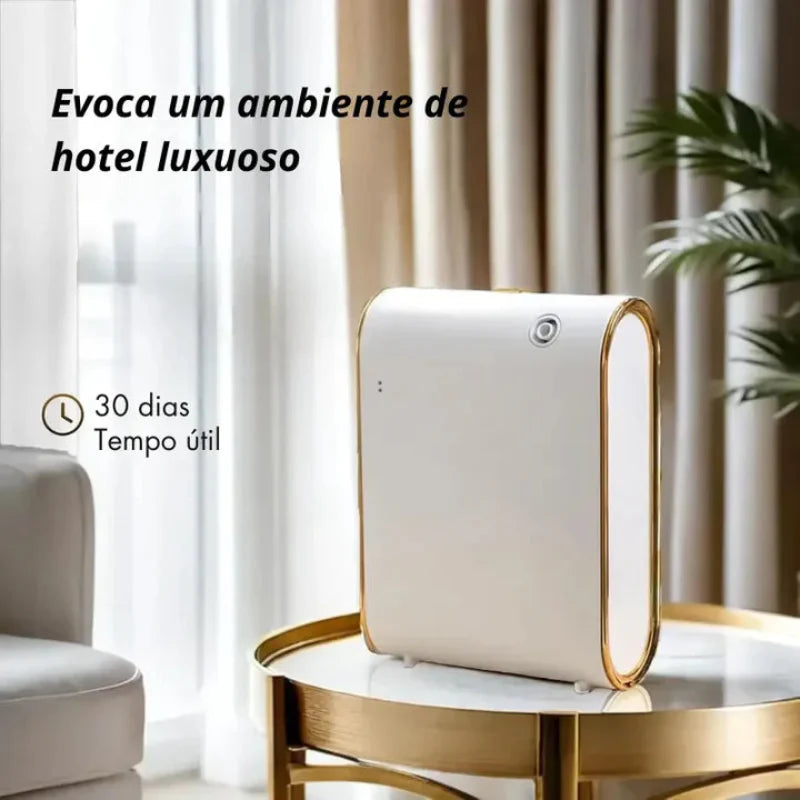 Difusor de aromas em sala moderna sofisticada