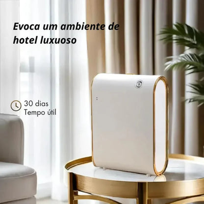 Difusor de aromas em sala moderna sofisticada