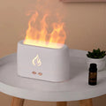Difusor aromatizador com luz LED estilo chama