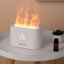 Difusor aromatizador com luz LED estilo chama