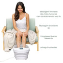 Hidromassageador com aquecimento e estimulação por bolhas