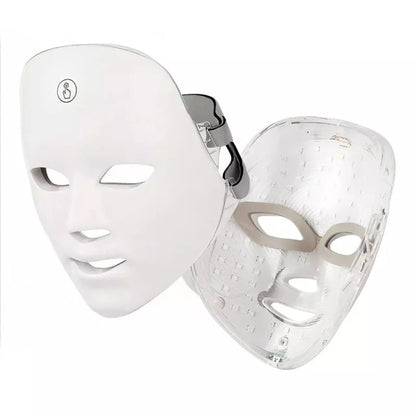 Máscara LED para controle de acne e melhora da textura da pele