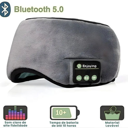 Máscara de dormir Bluetooth para ouvir música