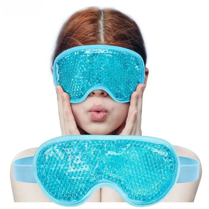 Máscara relaxante para olhos com terapia fria e quente