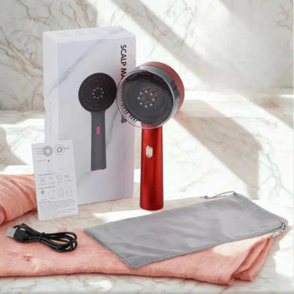 Massageador para couro cabeludo com estimulação luminosa