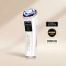 Massageador facial portátil com tecnologia RF para rosto e pescoço