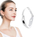 Aparelho massageador facial com tecnologia EMS branco