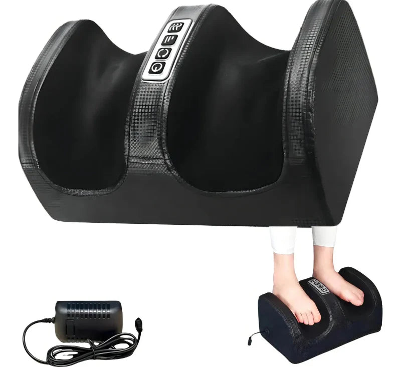 Aparelho massageador para pés com compressa quente
