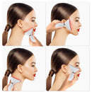 Massageador facial elétrico com luz LED e aquecimento para cuidado da pele
