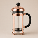 Cafeteira Prensa Francesa Paris em Vidro e Inox - Rose Gold