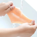 Calcanheira silicone ortopédica para aliviar calcanhar ressecado e descamando