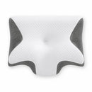 Travesseiro ortopédico em memory foam ConfortoVita™ – apoio para pescoço e ombros