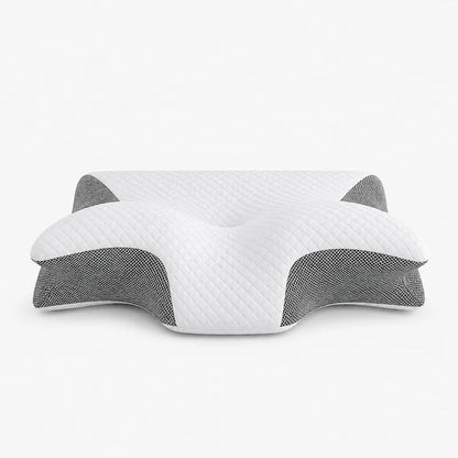 Travesseiro ortopédico cervical ergonômico ConfortoVita™ – ideal para dormir de lado ou de costas