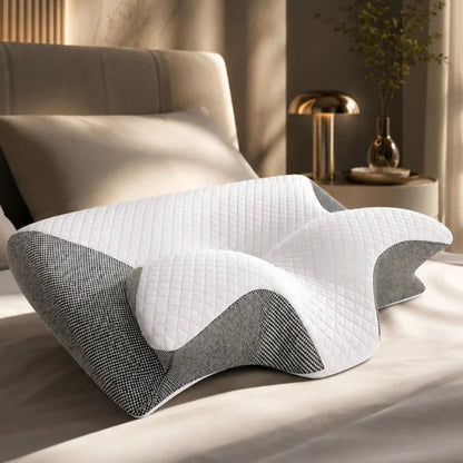Travesseiro Ortopedico Cervical Ergonomico Memory Foam Livreconforto ConvortoVita