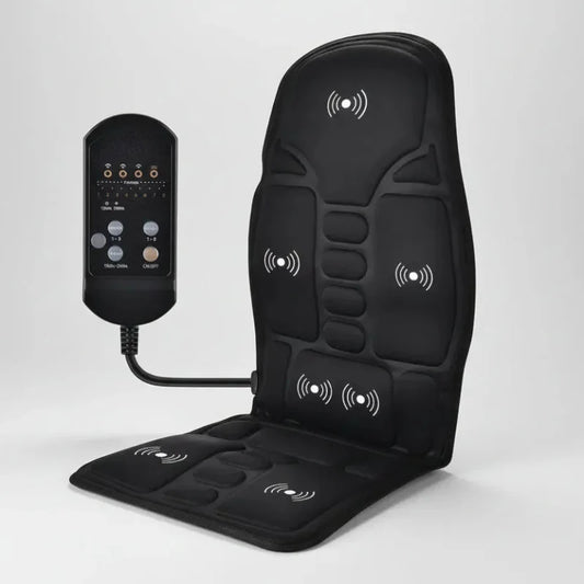 Almofada de massagem elétrica para transformar qualquer cadeira em conforto