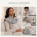 Almofada térmica para pescoço ConfortoVita™ – como usar e posicionar corretamente