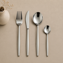 Jogo de Talheres Inox Minimalista Milão Prata