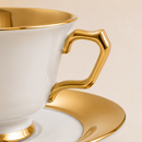 Xícaras de Café Ravena com Interior Dourado 90ml
