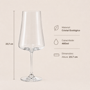 Taças Lívia em Cristal Ecológico – 6 Peças 460ml