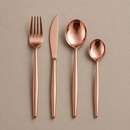 Jogo de Talheres Inox Minimalista Milão Rose