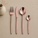 Jogo de Talheres Inox Minimalista Milão Rose