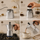 Cafeteira Italiana Moka em Alumínio