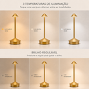 Luminária Tóquio Dourado