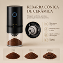 Moedor de Café Elétrico Holanda Preto