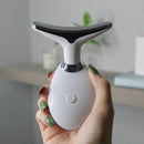 Massageador Rejuvenescedor com LED para Rosto e Pescoço