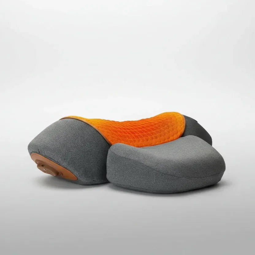 Massageador de pescoço com aquecedor portátil para relaxamento em casa ou no trabalho