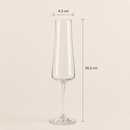 Taças Élise em Cristal para Champagne