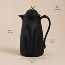 Garrafa Térmica de Café Veneza 1L - Preto