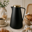 Garrafa Térmica de Café Roma - Preta e Dourada 1L
