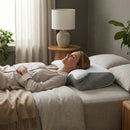 Travesseiro ortopédico cervical ergonômico em memory foam para conforto no sono
